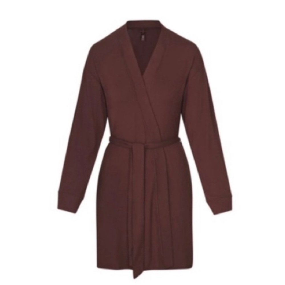 SKIMS Sleep Robe Small Cocoa NWT no longer sold online